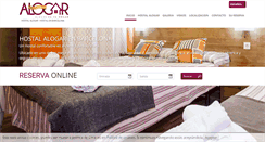 Desktop Screenshot of hostalalogar.com